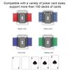 Card Shuffler 2 Deck Card Shuffler Professional Machine With 2 Mode Rechargeable Dispenser For Poker Board Game Gambling Playing