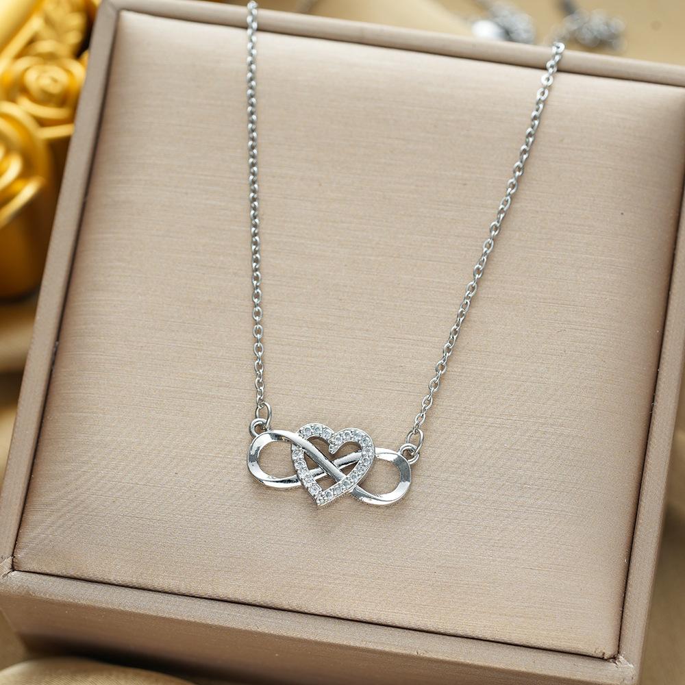 

Подвеска «Безграничная любовь» на ключицу, цепочка высокого класса, изысканное ожерелье в стиле ниши, новое женское ожерелье