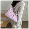 2026 New Korean Style Polka Dot Tote Bag, Silver Star Charm, Large Capacity Commuter Shoulder Bag for Women, Versatile Casual Tote Bag