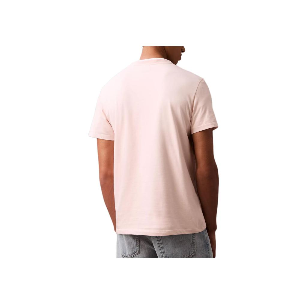 Calvin Klein Soft Casual Comfortable Crew Neck Short Sleeve T-Shirt Men tops Light-Pink 40BC238-831