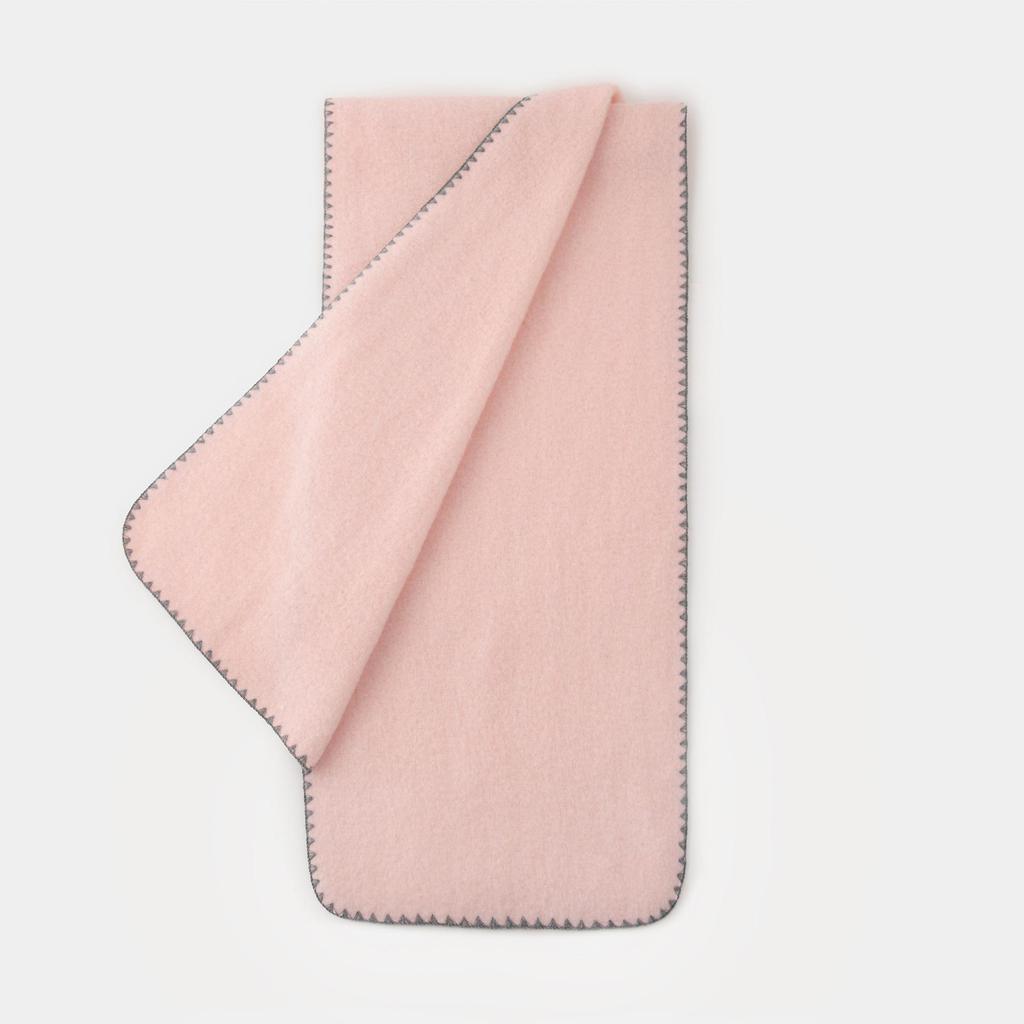 2024 Luxurious Women's Solid Color Wool Scarf with Triangle Needle-Lock Edge