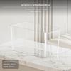 Transparent PET Desktop Aquarium, GlassLike Small Fish Turtle Tank 29x16x16cm Basic