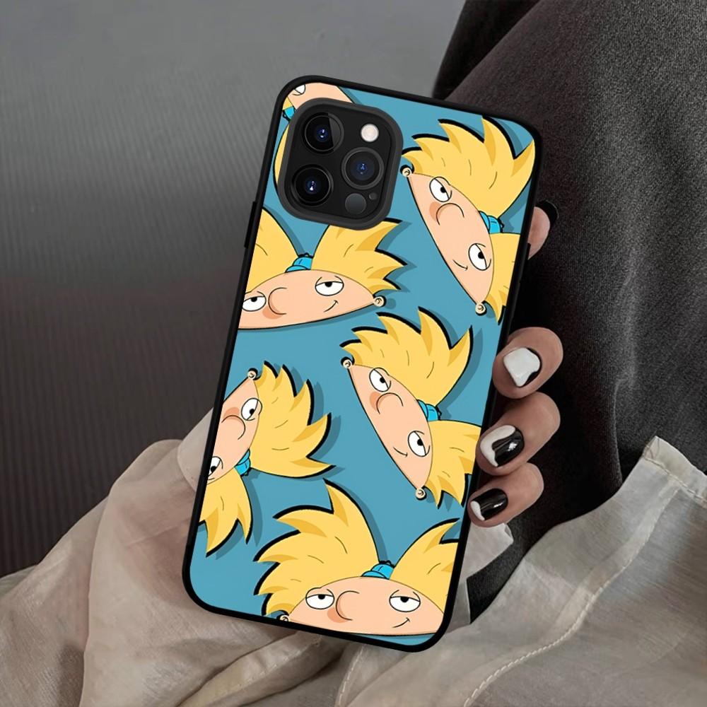 HEY ARNOLD Phone Case For IPhone 15 14 11 12 13 Mini Pro XS Max Cover 6 7 8 Plus X XR SE 2020 Funda Shell