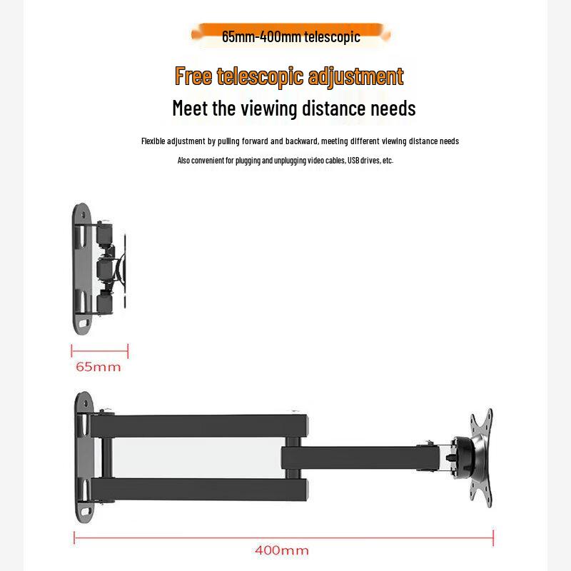 Diàn Jì Dì Universal 14-42 Inch Monitor & TV Wall Mount Bracket