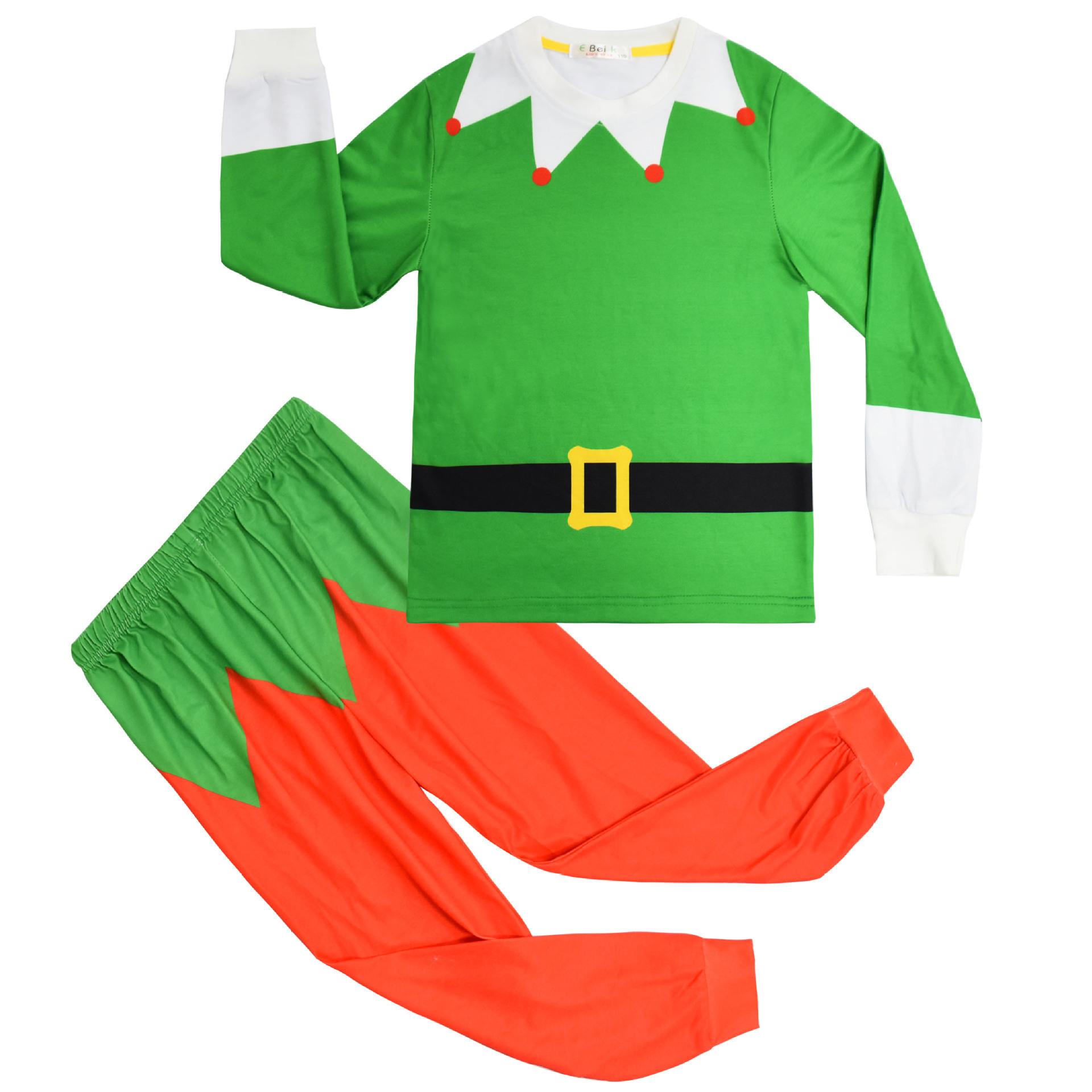 

Christmas Santa Dress Up Costume Set Children S Loungewear Pajamas Long Sleeve Set 7066 100