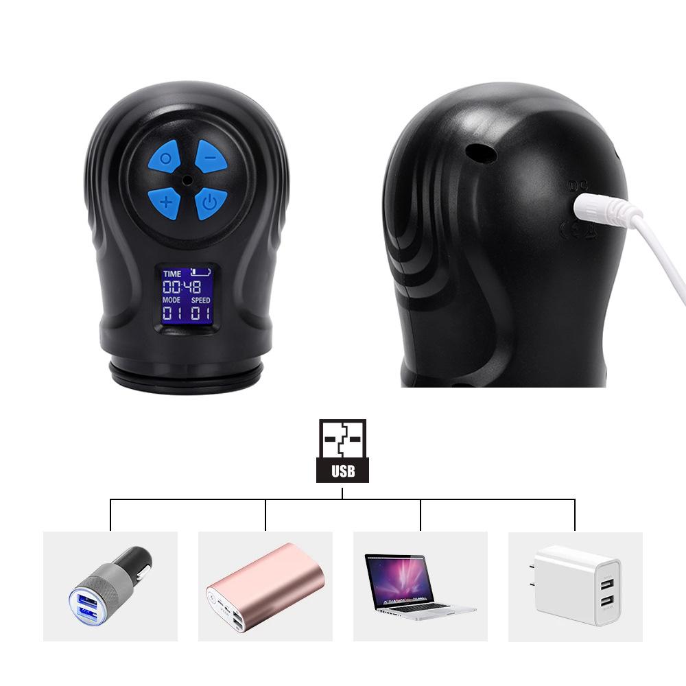 Vacuum Electri Penis Pump for Men Automatic Penis Expander Enhancer Pump Penis Trainer Sucking Male Masturbator Sex Toys for Men
