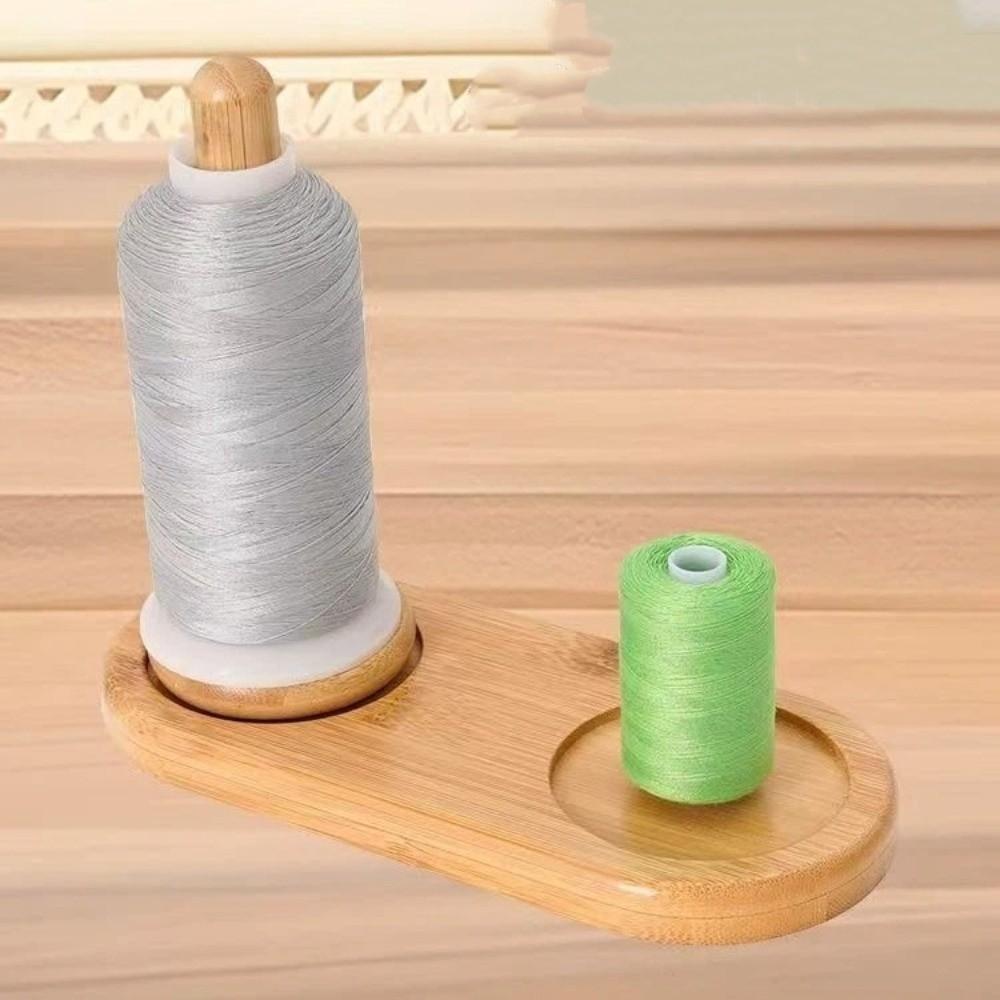 Stable Yarn Storage Rack Detachable Base Wooden Yarn Holder Wool Knitted Spool  DIY Knitting