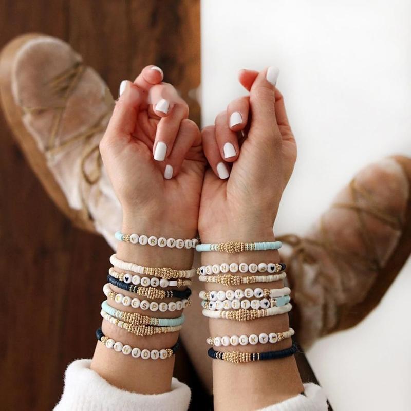 Soft Clay Beads Accessories Jewelry Crafting Set Clay Bead Set Creative Necklace Component Jewelry Finding for Jewelry