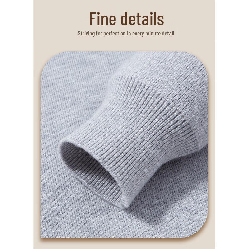 Luomeng Herren Strickpullover mit Stehkragen