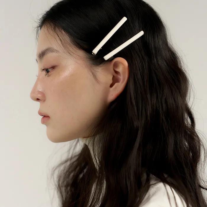 [1+1] color line hair pin (3color)