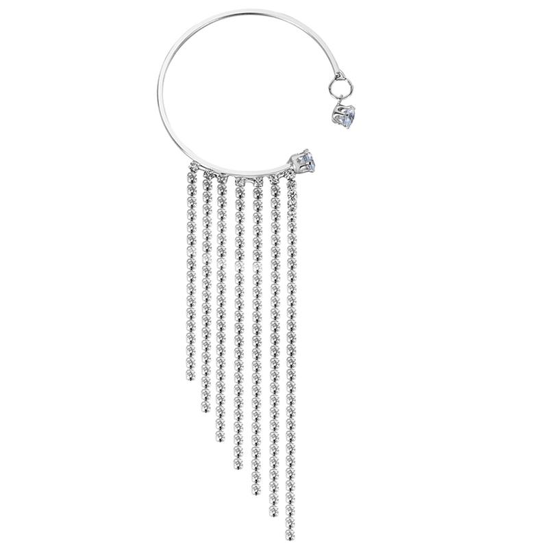 Flash Tassel Fashion Temperament Nightclub Earrings Jewelry Charm Party Elegant Earrings