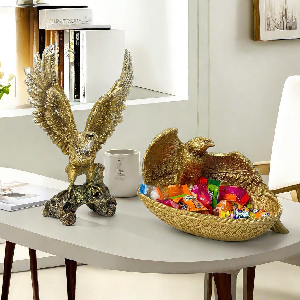Eagle Ornaments Living Room Home Resin Crafts Model Room Decoration Housewarming Gift