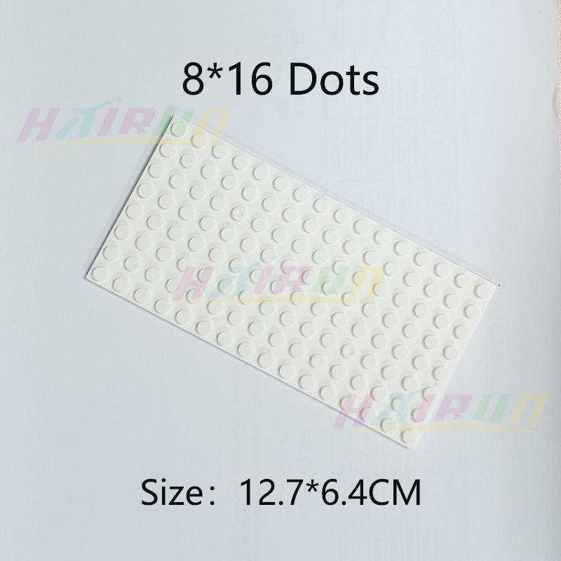 5 ШТ. 8x16 Точок Двостороння Основа-Пластина для Конструктора Маленькі Деталі Тонка Пластина Цеглинки DIY Креативні Навчальні Іграшки