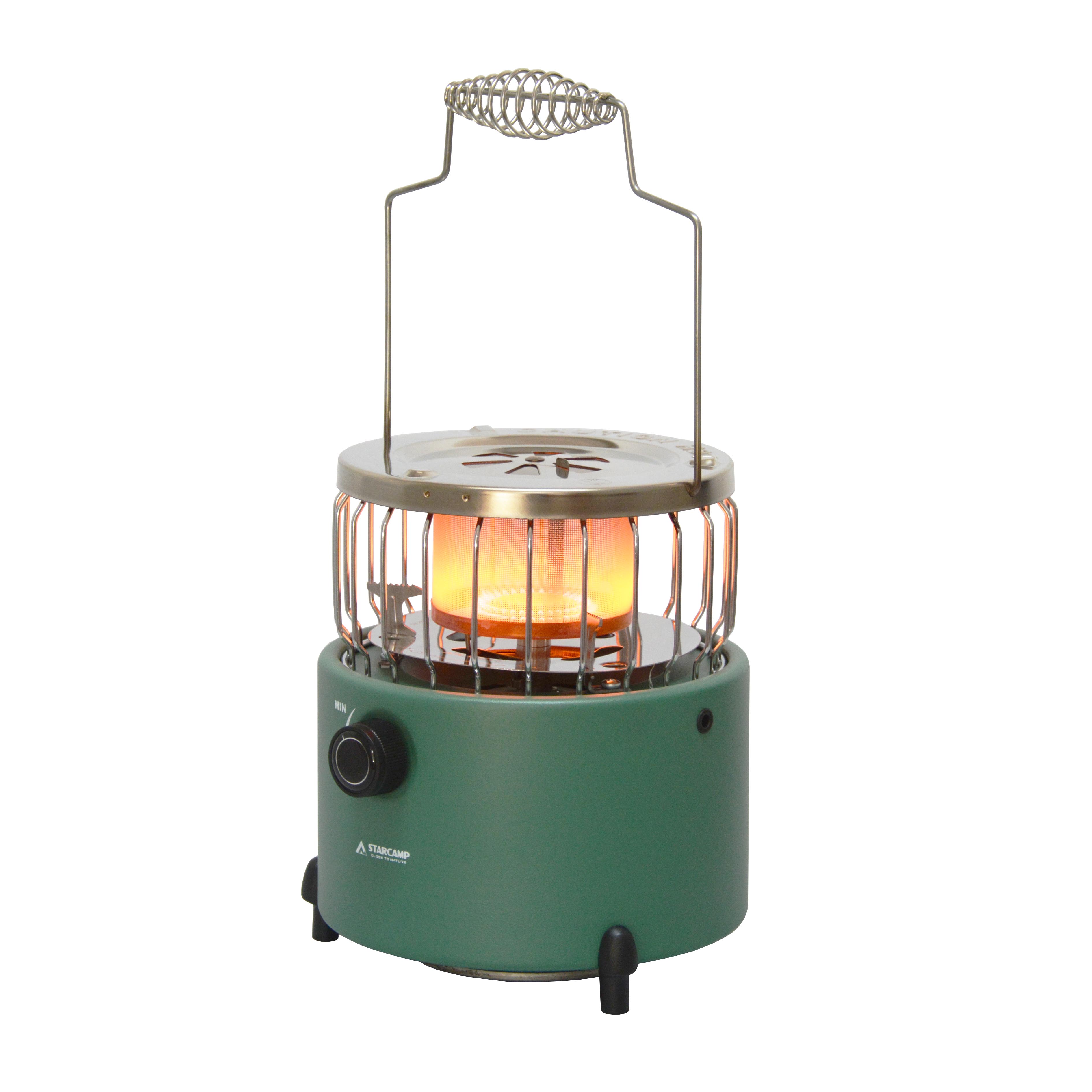 STARCAMP 2000W Portable Outdoor Camping Steel Gas Heater and Stove 2-in-1 Manual Split Structure for Outdoor Adventures