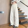 Premium Commuter Pleated Wide-leg Scimitar Casual Pants Men's Spring and Autumn Retro Drape Thin Pants Tide