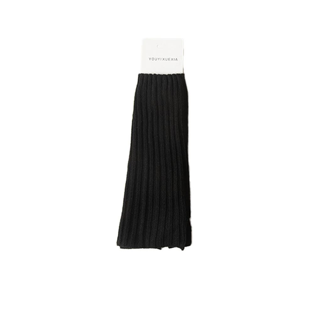 Thickened Vertical Bar Pile-up Socks for Autumn and Winter, Thickened Calf Socks, and Warm Leg Protection Socks