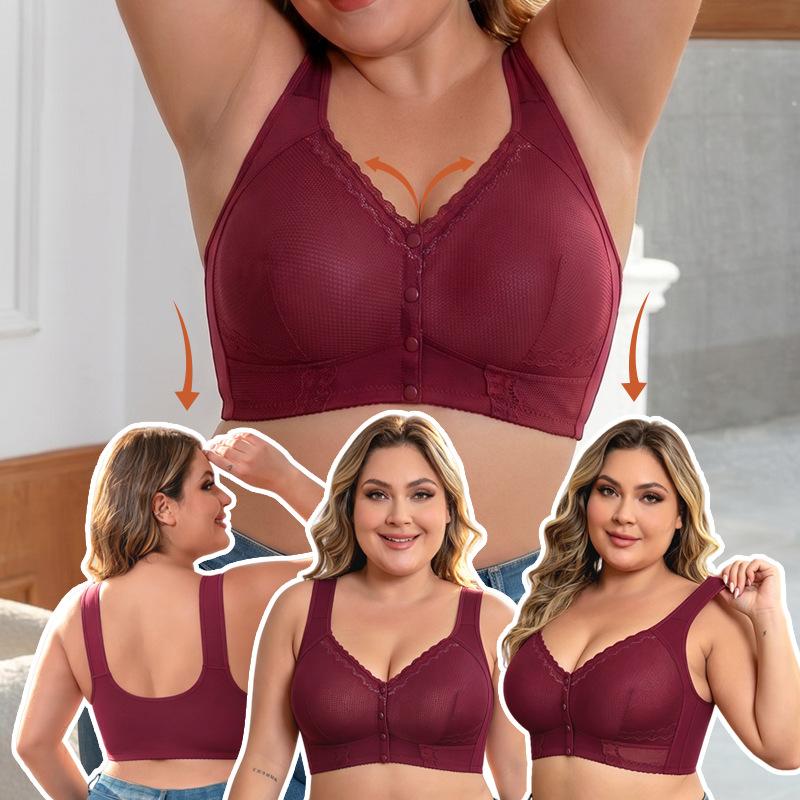 Taille Super Grande Femme Été Sexy Dentelle Boucle Avant Sans Armature Débardeur Sous-vêtement