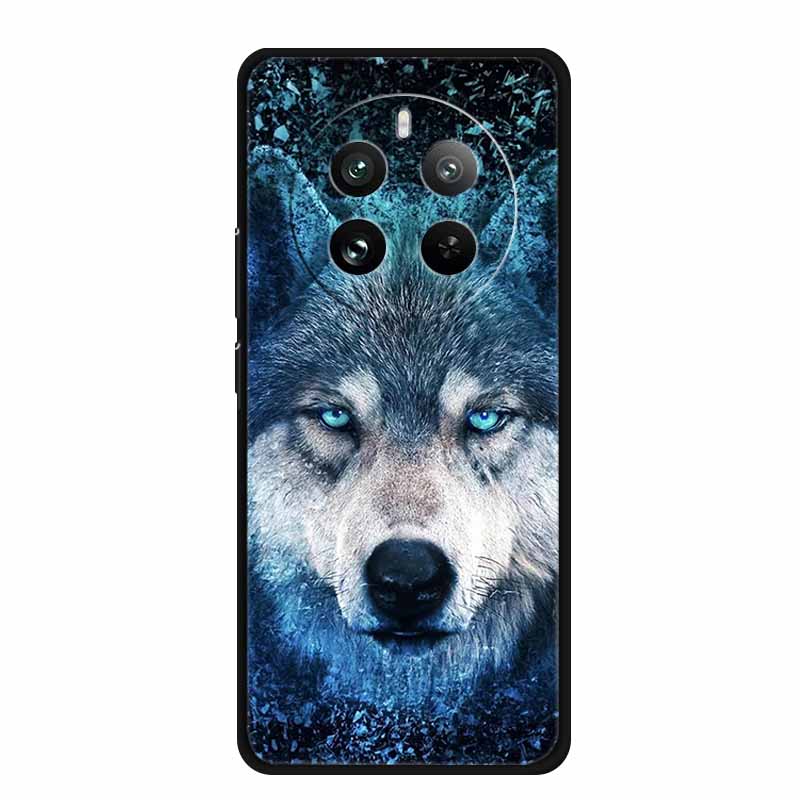 For Realme 12 4G 5G Case 12 Pro + Wolf Lion Silicone Cover For Oppo Realme 12 5G Phone Cases Soft TPU Fundas For Realme 12 Plus