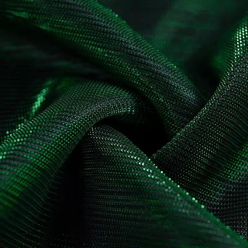 

Wide150cm Party Dress Fabric Shiny Flashing Mesh Light Fabric Rridescence Mesh Magic Color DIY Wedding Dress Cosplay Material 100x150cm