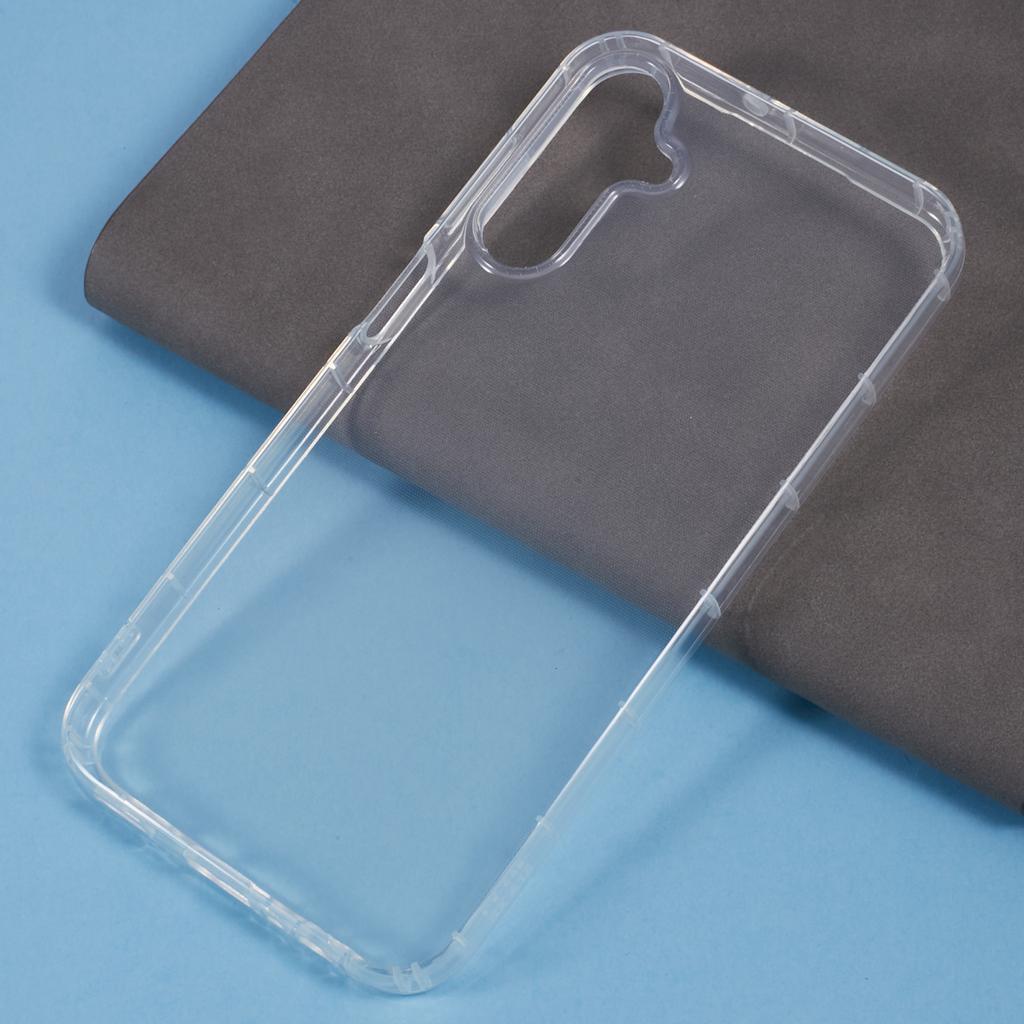 For Samsung Galaxy A15 4G/5G Clear Case Anti-Drop TPU Phone Cover (Big Rear Lens Hole)