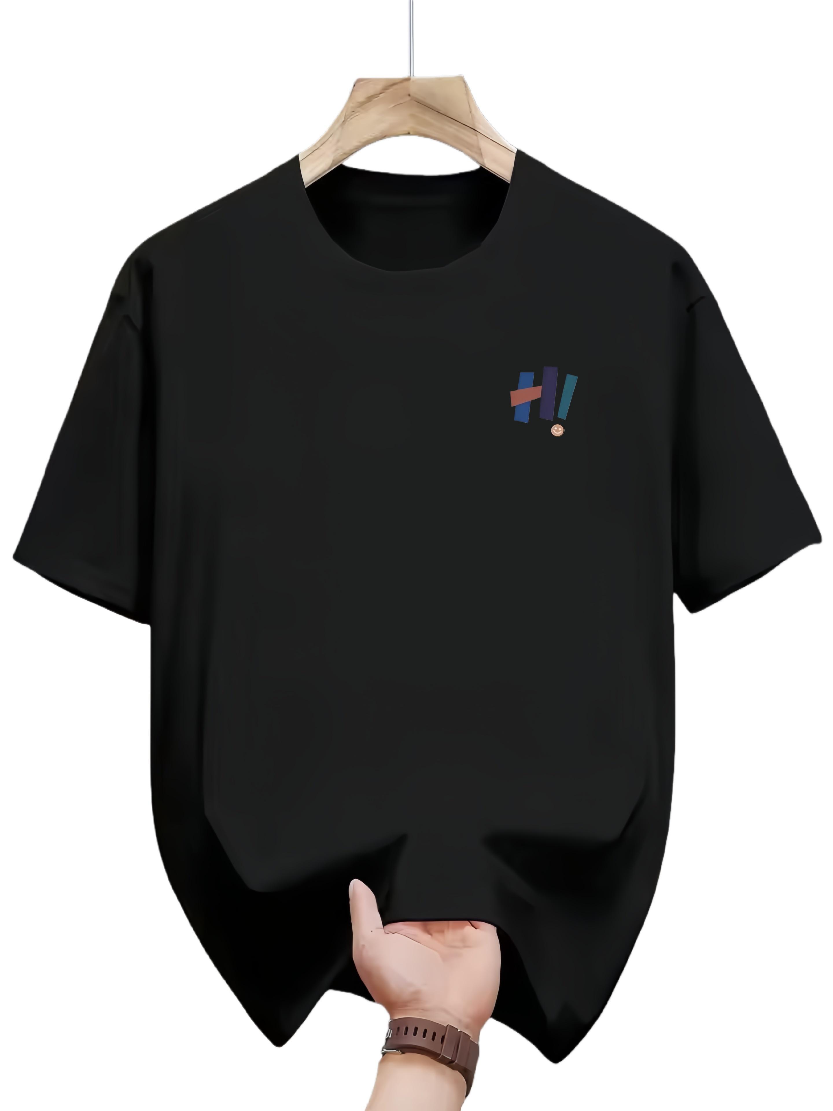 

Mens summer fashion casual and loose trendy brand niche and versatile roundneck shortsleeved Tshirt 4XL