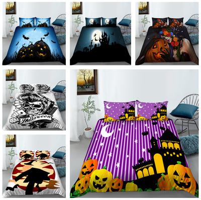 3D Halloween Home Bedding Set Bedroom Duvet Cover Pillowcase AU/EU/US Full Size Single/Double Bed