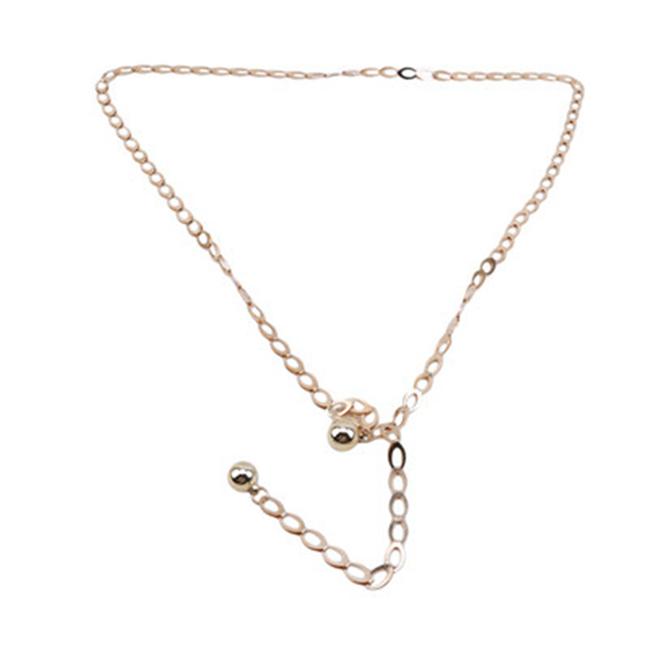 

Ремни с высокой талией для женщин, универсальные ремни для вечернего платья, ремни с металлической цепочкой на талии золотой