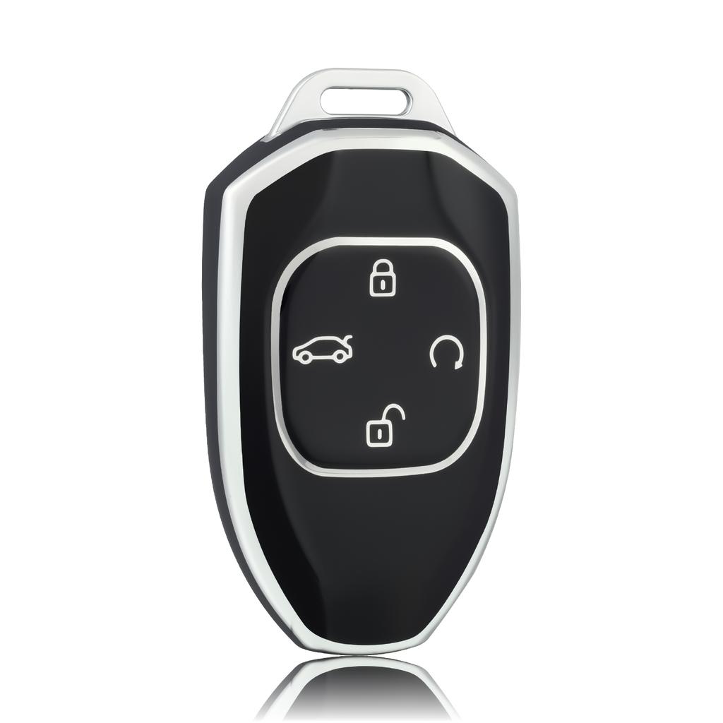Car Key Case Cover Keychain for Trumpchi GAC 2021 Empow J11 J12 J13 J14 J15 J16 GS8 GN8 2022 2023 Soft TPU Key Fob Key Protector