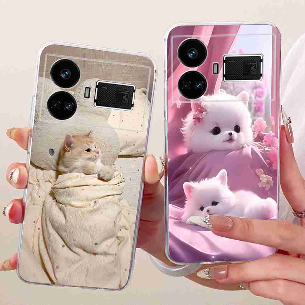 Bunte Mode Hülle für Realme GT5 5G RMX3820 Silikon TPU Abdeckung für Realme GT5 GT 5 240W 5G RMX3823 6.74" Bumper Handyhüllen