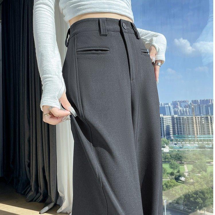 

Apricot High-Waisted Wide-Leg Spring Trousers S 90-100 jin