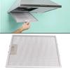 Accessories Cooker Hood Filter 350x285x9mm Silver Stainless Steel Extractor Vent Filter Kitchen Supplies High Quality Brand New