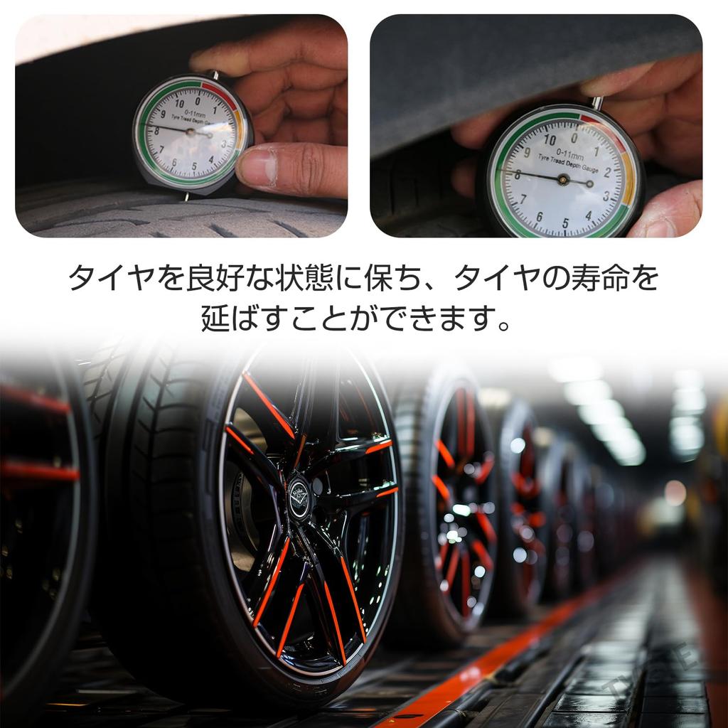 TVETE Měřič tlaku v pneumatikách, Měřič hloubky dezénu pneumatiky, Měřič vzduchu v pneumatikách, Měřidlo hloubky pneumatiky, Hloubka pneumatiky