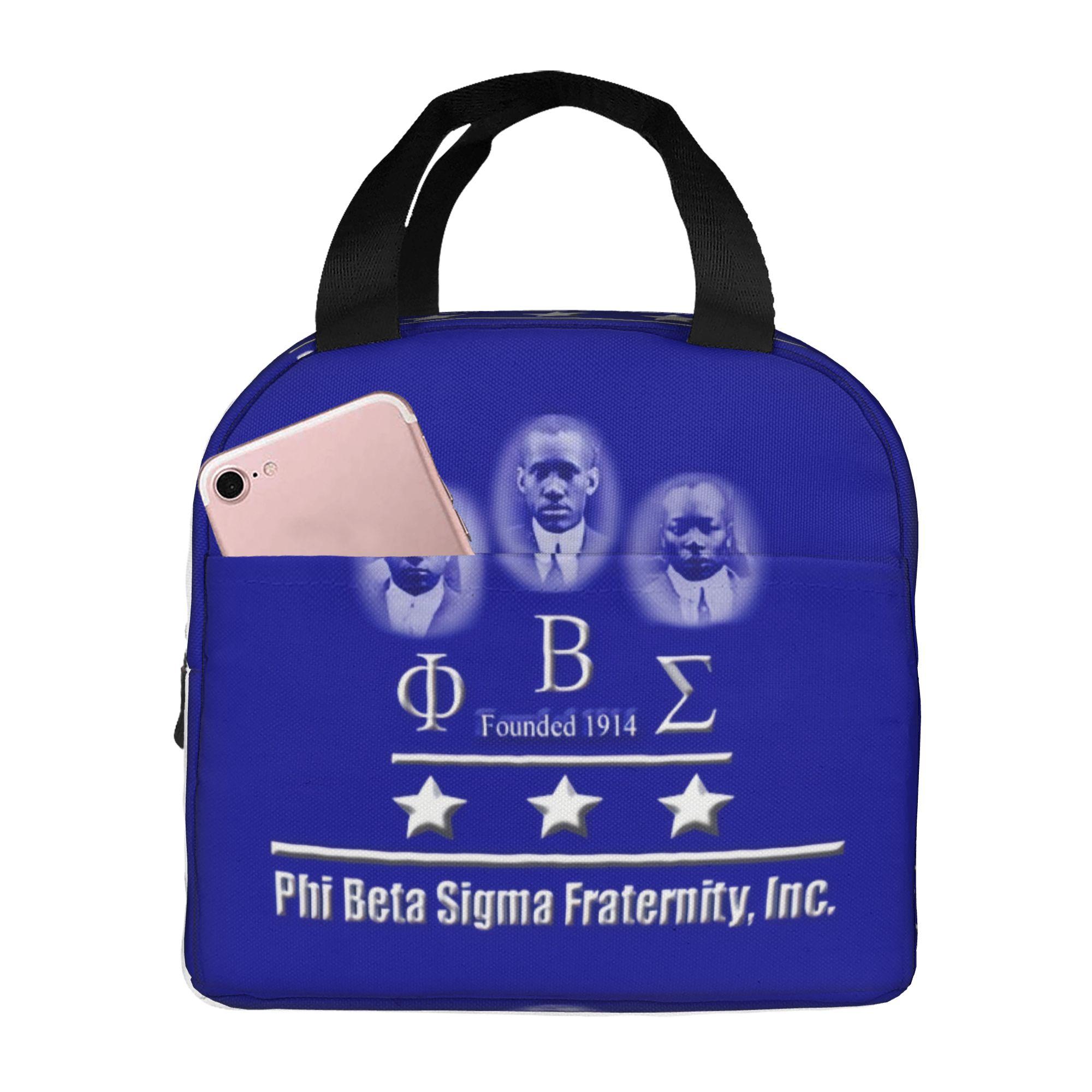 Beta Sigma Phi Fraternity School Pencil Cases Boy Girl Large Capacity Sigma Since 1914 Pencil Bag Pouch Students Stationery One Size