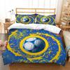 Hot Sell Fashion 3D Creative Bedding Suit Football Quilt Cover Luxury Bed Set Soccerl Home Bedroom Bed Decor Microfiber Soft Duvet Cover