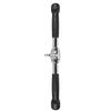 Pull Down Bar Straight 17.3in Press Down TPR Steel Electroplated Rotate Comfort Grip Cable Machine Attachment for Home