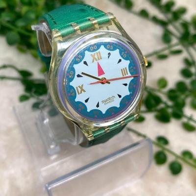 Used Swatch SWATCH AG1992 Green Analog Ladies