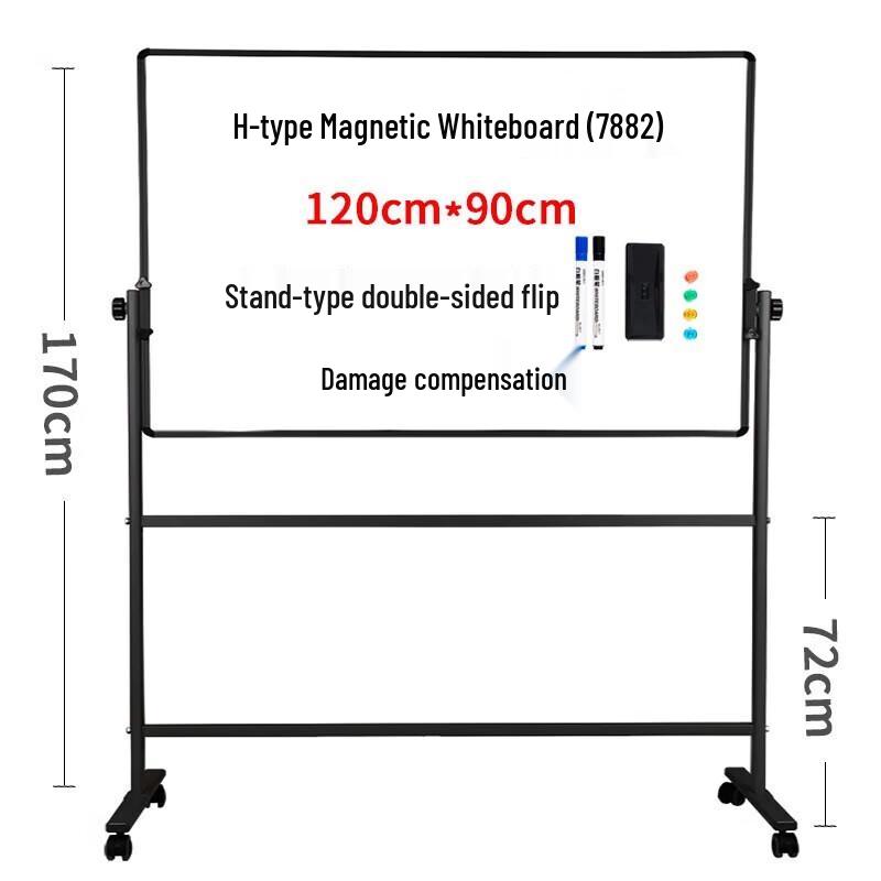 Deli 7882 Magnetic Double-Sided Whiteboard with Stand