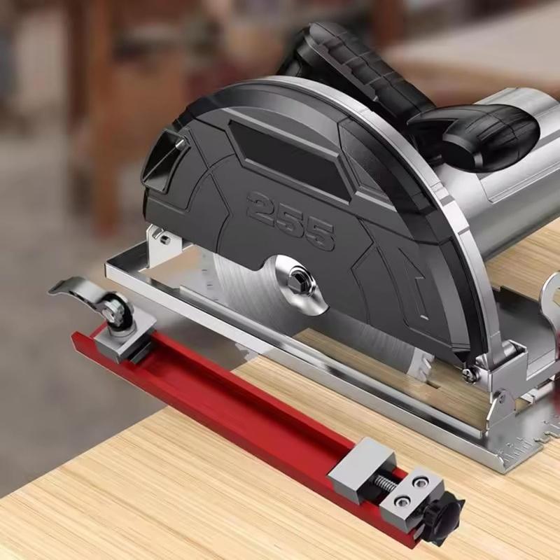 Aluminum Adjustable Cutting Machine Base Guide for Woodworking, Electric Circular Guide Specially Designed for Precision Cutting