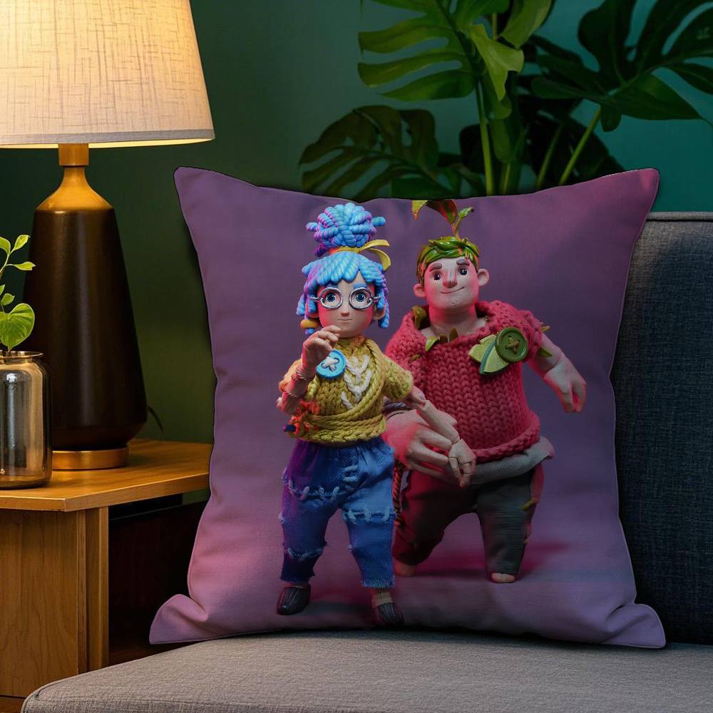 Game It T-Takes Two Pillow Case Plush Fabric Soft Double Sided Print Home Sofa High Quality Cushion Cover Throw