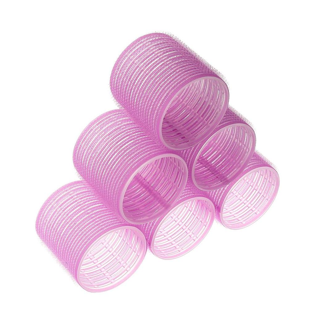 "Magic Self-Adhesive Curling Tube Set with Clips for Air and Lazy Eight-Character Bangs"