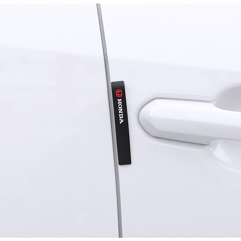 6Pcs Car Door Rubber Strip Sticker Anti Collision Protective For Honda Civic Fit Jazz Accord Pilot CRV Odyssey Passport City HRV