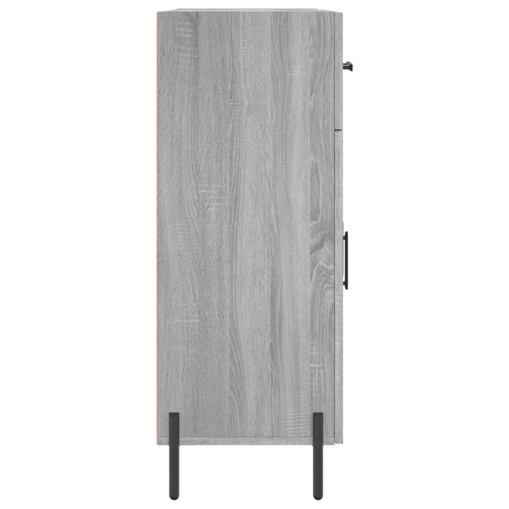 Sideboard Gray Sonoma 69.5 X 34 X 90 Cm Particleboard