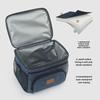 Cross-Border Leak-Proof PEVA Lunch Box Bag: Thick, Large Capacity, Portable & Insulated for Outdoor Use