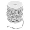 6mm Size Electroplating Pearl Wire Silver Color Gold Color Pearl Garland String 78FT Length Beaded Strand Pearl Bead Roll