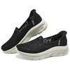 Skechers Modern Comfort Slip-On Soft Sole Casual Shoes Women Casual Shoes Black 158858-BLK