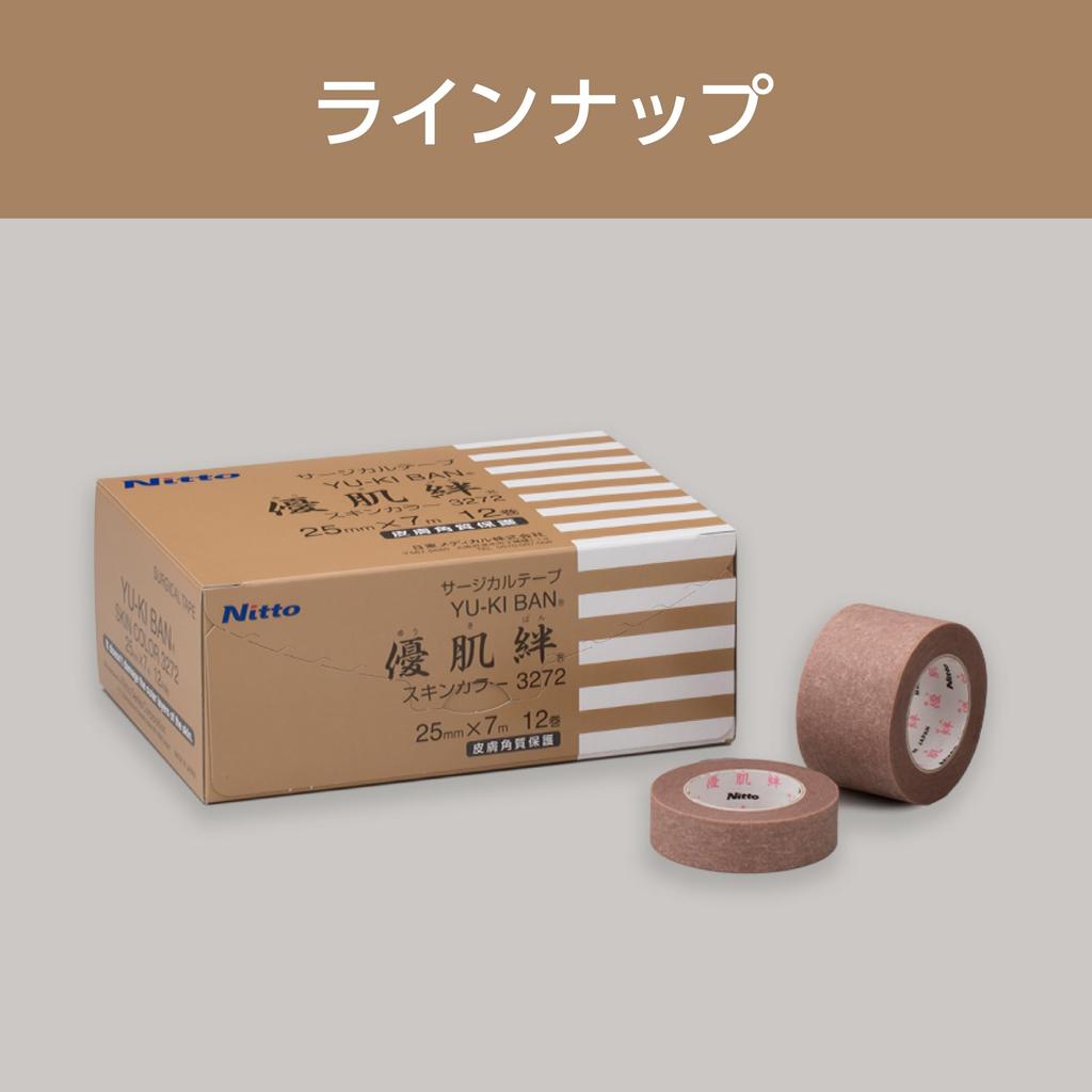 Nitoms Yuhada Band Skin Color (12.5mm x 7m) 24 rolls 3271