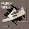 AJ1 Reverse Swoosh Low-top Sneakers - Co-branded Unisex Retro Basketball Shoes