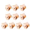 Mini Easter Rabbit Figurines Set of 10 Miniature Animal Statues for Creative Decorations and Potted Plant