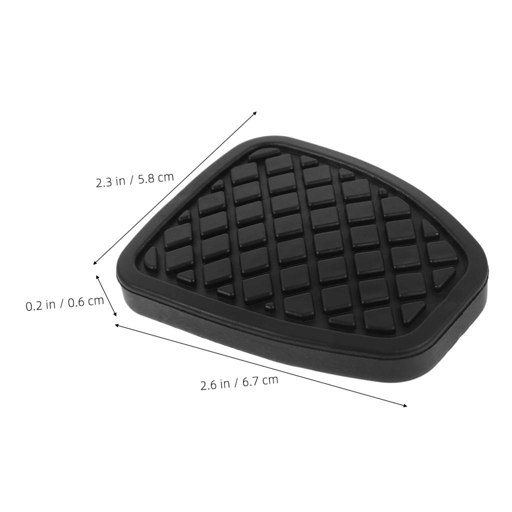 2pcs Clutch Pads Straight Auto Interior Accessories Car Pedal Foot Cover Foot Pedal Cover