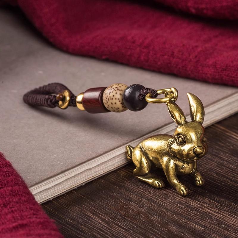 Twelve Zodiac Sign Brass Keychain Pendant - Handmade Gift for Men and Women